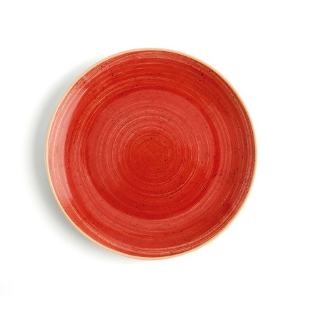 Assiette plate Ariane Céramique Rouge (24 cm)