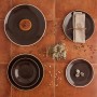 Assiette plate Ariane Céramique Marron (Ø 21 cm)