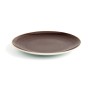 Assiette plate Ariane Céramique Marron (24 cm)
