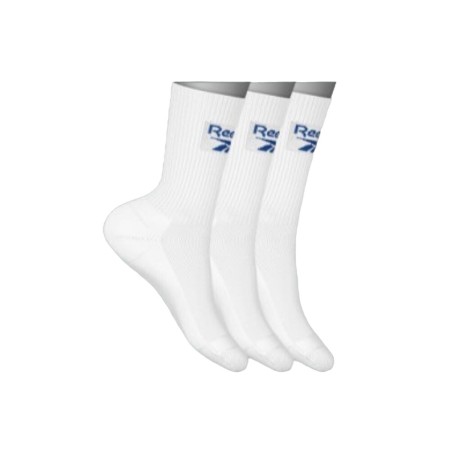 Calcetines Deportivos Reebok FUNDATION CREW R 0258 Blanco