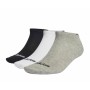 Calcetines Deportivos Adidas T LIN LOW 3P IC1300 Gris