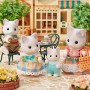 Accesorios para casa de Muñecas Sylvanian Families 5738 Latte Cat Family