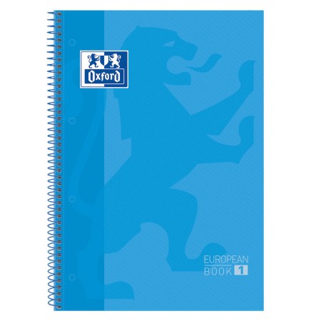 Cahier Oxford 400028276 Bleu Turquoise A4