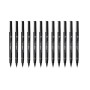 Marqueur permanent Uni-Ball PIN06-200 Noir 0,6 mm 12 Pièces (6 Unités)