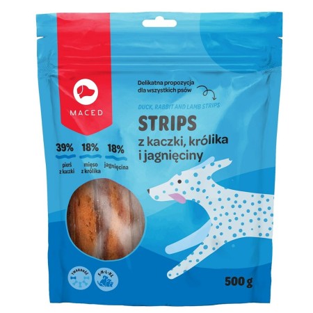 Snack pour chiens Maced                 Agneau Canard Lapin 500 g