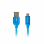 Cable USB a micro USB Lanberg CA-USBM-20CU-0018-BL Azul 1,8 m