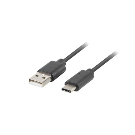 Câble USB A vers USB C Lanberg CA-USBO-20CU-0010-BK 1 m Noir