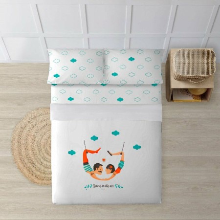 Jeu de draps Decolores Trapecista Multicouleur 160 x 270 cm