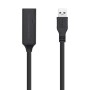 Adaptador USB Aisens A105-0407 5 m Negro USB 3.0