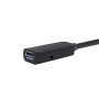 Adaptador USB Aisens A105-0407 5 m Negro USB 3.0