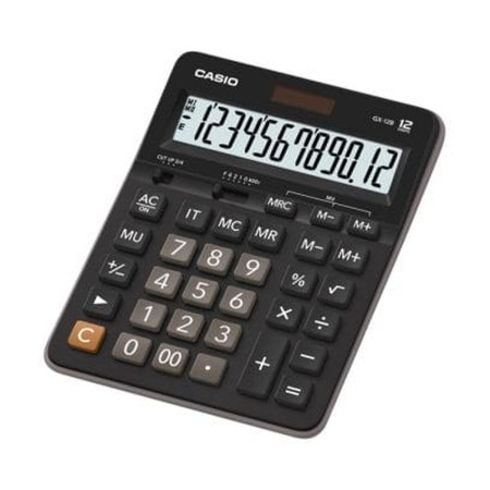 Calculadora Casio GX-12B Negro Plástico