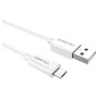 Cable USB DURACELL USB5023W 2 m Blanco (1 unidad)