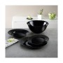 Assiette plate Luminarc Noir verre (Ø 24,5 cm)