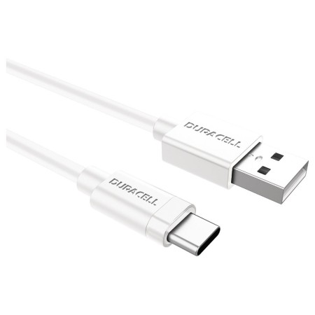 Câble USB DURACELL USB5031W 1 m Blanc