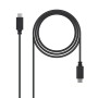 Câble USB NANOCABLE 10.01.2301 1 m Noir