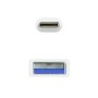 Câble USB-C vers USB NANOCABLE 10.01.4001-W Blanc 1 m