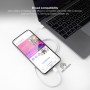 Câble USB NANOCABLE 10.01.6001-CO Blanc 1 m