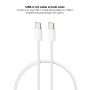 Câble USB NANOCABLE 10.01.6001-CO Blanc 1 m