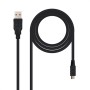 Câble USB vers micro USB NANOCABLE 10.01.0503 3 m Noir