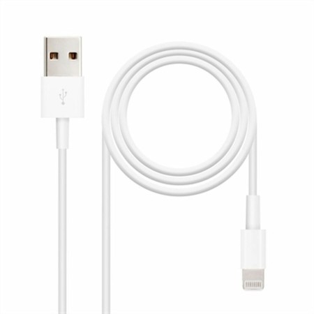 Câble de Données/Recharge avec USB NANOCABLE 10.10.0400 Blanc 50 cm