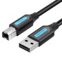 Cable USB Vention COQBJ Negro 50 cm (1 unidad)