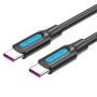 Cable USB Vention COTBF 1 m Negro