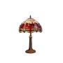 Lampe de bureau Viro Belle Rouge Bordeaux Zinc 60 W 30 x 50 x 30 cm