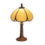 Lampe de bureau Viro Virginia Beige Zinc 60 W 20 x 37 x 20 cm