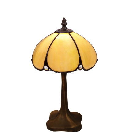 Lampe de bureau Viro Virginia Beige Zinc 60 W 20 x 37 x 20 cm