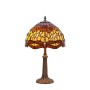 Lampe de bureau Viro Belle Amber Ambre Zinc 60 W 30 x 50 x 30 cm