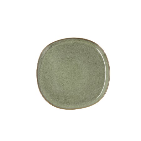 Assiette plate Bidasoa Ikonic Céramique Vert (20,2 x 19,7 cm) (Pack 6x)