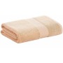 Serviette de lavabo Paduana Beige Camel 100 % coton 500 g/m² 50 x 100 cm