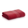 Serviette de lavabo Paduana Bordeaux 100 % coton 500 g/m² 50 x 100 cm