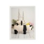 Cadre Crochetts Multicouleur 33 x 43 x 2 cm Ours Panda