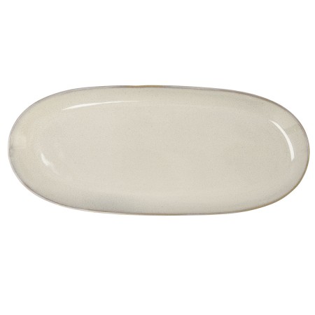 Plat à Gratin Bidasoa Ikonic Blanc Céramique (36 x 16 cm) (Pack 2x)