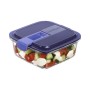 Boîte à lunch hermétique Luminarc Easy Box Bicolore verre (760 ml)