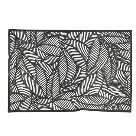 Dessous de plat Quid Habitat Volets Noir Textile (30 x 45 cm) (Pack 12x)