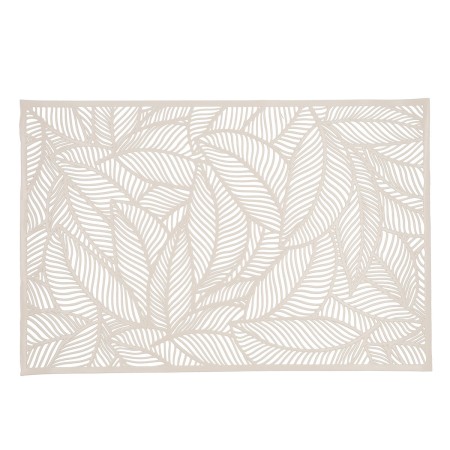 Dessous de plat Quid Habitat Volets Beige Textile (30 x 45 cm) (Pack 12x)