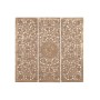 Cabecero de Cama Home ESPRIT Dorado Natural Madera MDF 180 x 3,5 x 180 cm