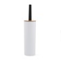 Brosse de salle de wc Quid Cabinet Bambou Blanc/Noir Plastique