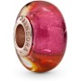 Pendentif Femme Pandora GLLITTERING SUNSET MURANO GLASS