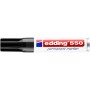 Marqueur permanent Edding 550-01 Noir 200 Pièces