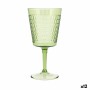 verre de vin Quid Viba Vert Plastique (420 ml) (Pack 12x)