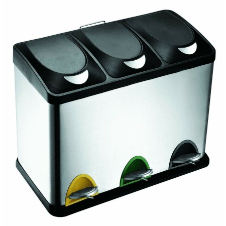 Cubo de Basura para Reciclaje Q-Connect KF16550 Metal 45 L