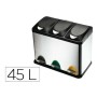 Cubo de Basura para Reciclaje Q-Connect KF16550 Metal 45 L