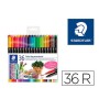 Ensemble de Marqueurs Staedtler 3187 Multicouleur (36 Pièces)