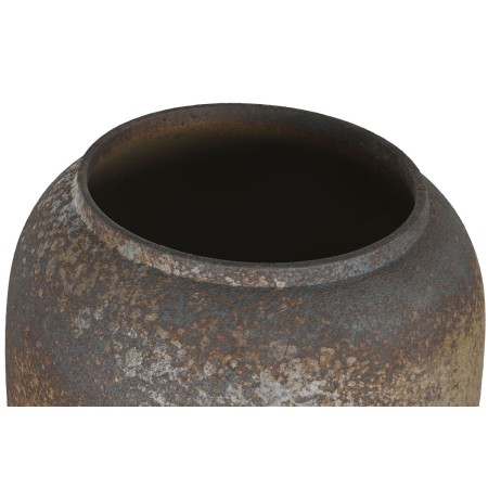 Vase Home ESPRIT Marron Gris Céramique 36 x 36 x 120 cm