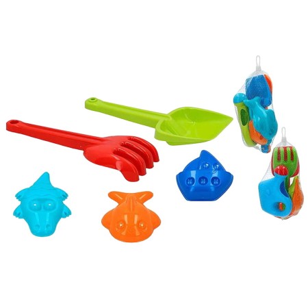 Set de jouets de plage Colorbaby Rouge Orange 27cm