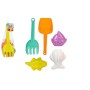 Set de jouets de plage Colorbaby Rouge Orange 27cm