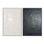 Cadre Home ESPRIT Noir Beige Abstrait Moderne 83 x 4,5 x 123 cm (2 Unités)